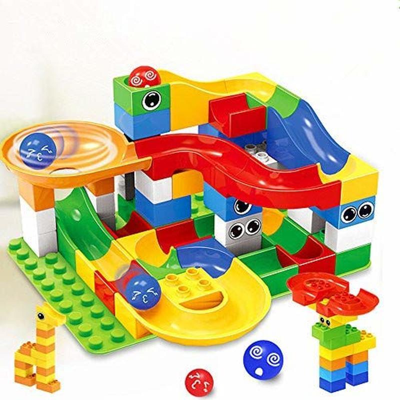 crazy marble run blocks duplo